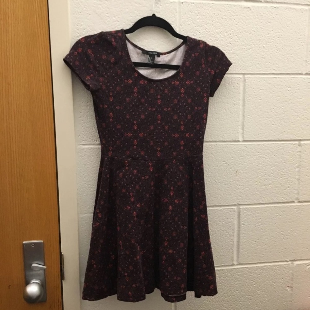 Forever21 A Line Floral Dress